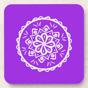 Dessous-de-verre Amethyst Mandala