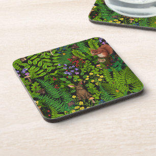 Dessous-de-verre Amimies et plantes des bois