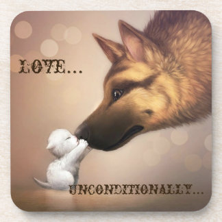 Dessous de verre : Amour