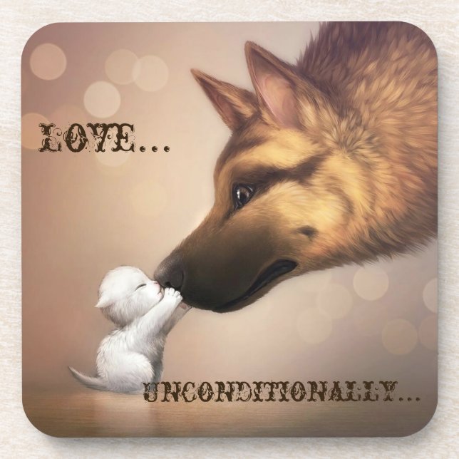 Dessous de verre : Amour (Devant)