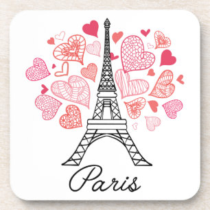 Dessous-de-verre Amour de Paris, France