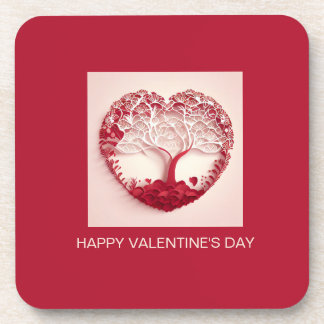 Dessous-de-verre Amour Moderne & Coeurs de la Journée des Valentine