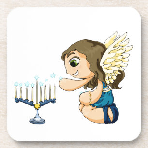 Dessous-de-verre Ange de Menorah