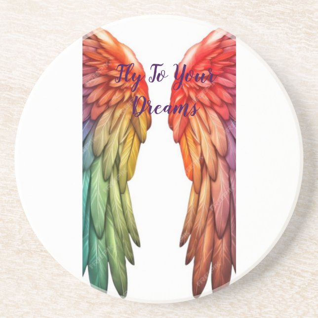 Dessous de verre Angel ailes Barware Vibes angéliq (Devant)