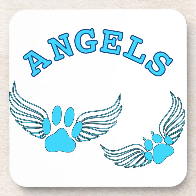 Dessous-de-verre Angel Pis Animaux En Bleu (Devant)