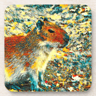 Dessous-de-verre AnimalArt_Capybara_003