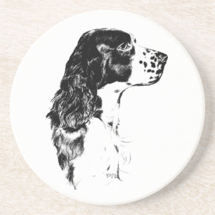Dessous de verre animaux vintages de chien de