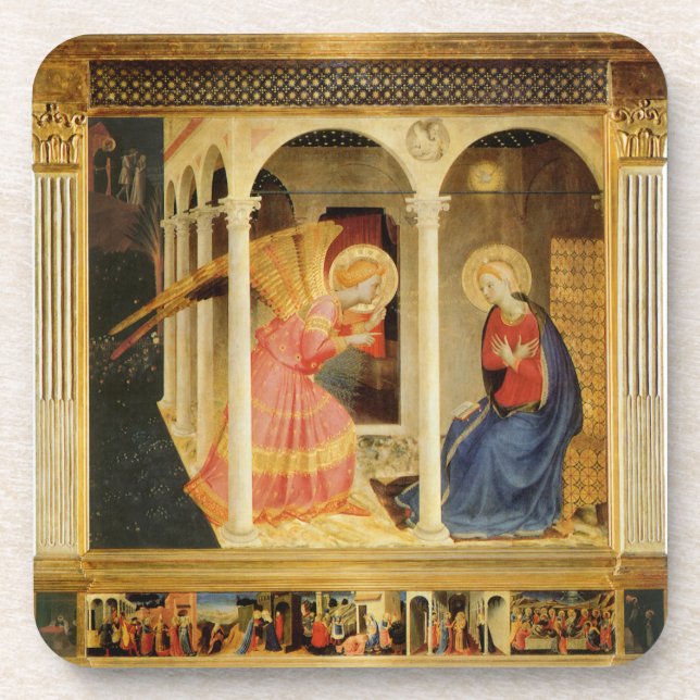 Dessous-de-verre Annonce de Fra Angelico, Art Renaissance (Devant)