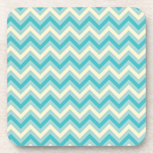 Dessous-de-verre Aqua Chevron