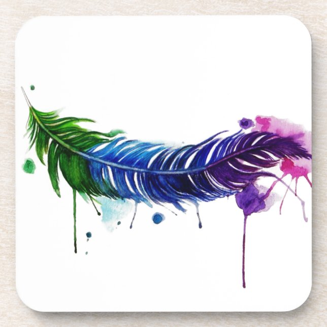 Dessous-de-verre Aquarelle Peinte (Devant)