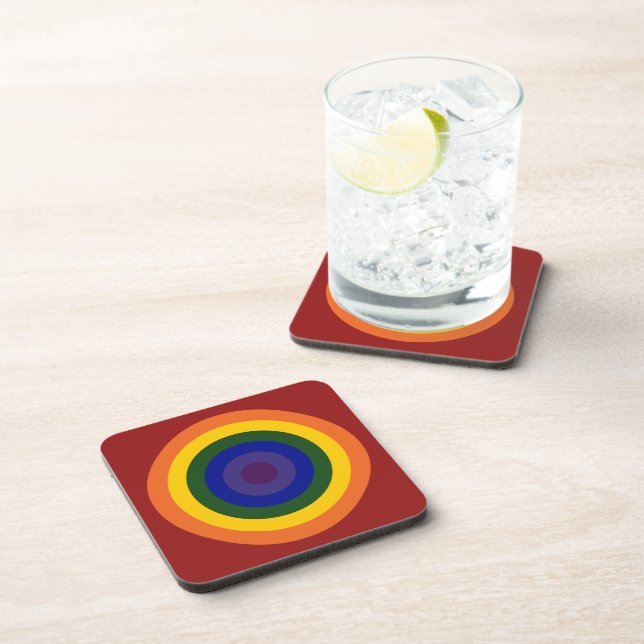 Dessous-de-verre Arc-en-ciel (Côté Droit)
