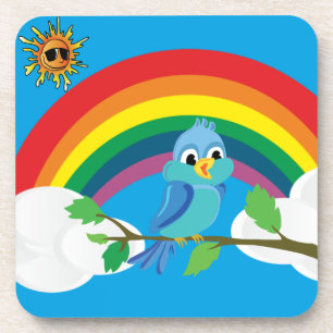 Dessous-de-verre Arc-en-ciel de paix