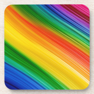 Dessous-de-verre Arc-en-ciel vibrant de couleurs