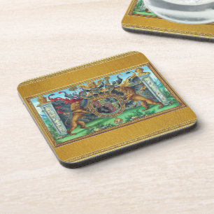 Dessous-de-verre Armoiries Beverage Coaster
