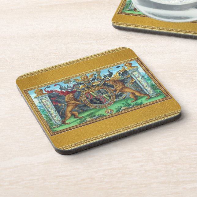 Dessous-de-verre Armoiries Beverage Coaster (Côté gauche)