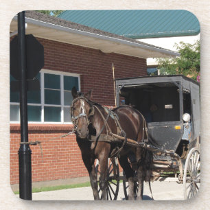 Dessous-de-verre Arrêté pour un sort, un cheval apathique au pannea