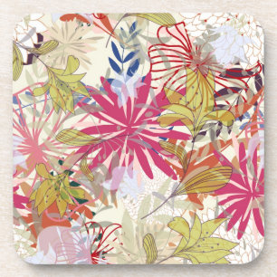 Dessous-de-verre Arrière - plan floral 6