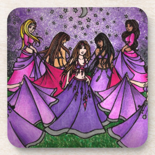 Dessous-de-verre Art du ventre