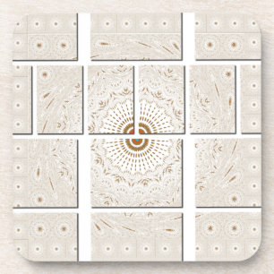 Dessous-de-verre Art Motif Africain Traditionnel Motif Motif Mosaïq