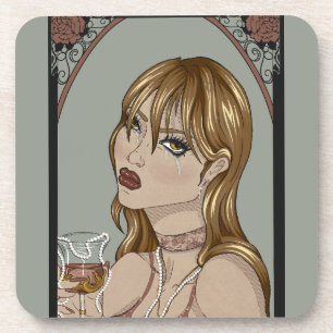 Dessous-de-verre Art Nouveau
