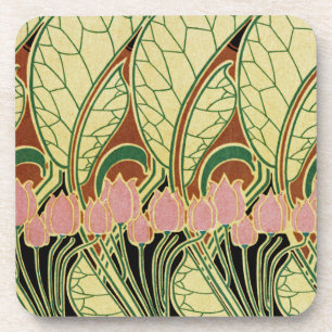 Dessous-de-verre Art Nouveau pattern #1