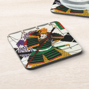 Dessous-de-verre Art samouraï japonais oriental frais du Général