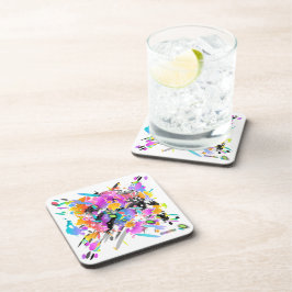 DESSOUS-DE-VERRE ARTISANAT DE GRUNGE PUNGE