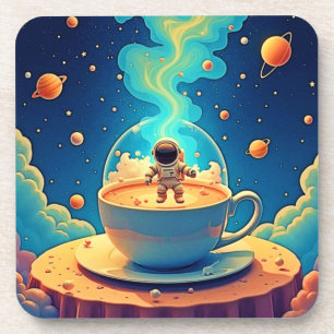 Dessous-de-verre Astronaute Café Espace Art
