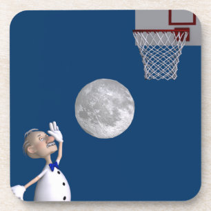 Dessous-de-verre Astronome Jouer Au Basket
