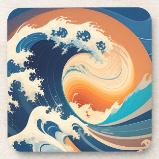 Dessous-de-verre Attraper Une Nouvelle Vague