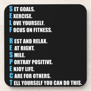 Dessous-de-verre AUTO-RESPECT - Motivationnel