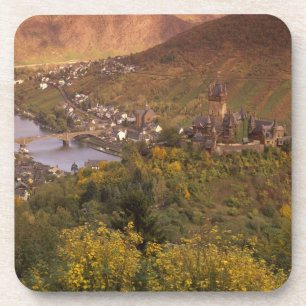 Dessous-de-verre Automne à Cochem, Rheinland Pfalz, Allemagne
