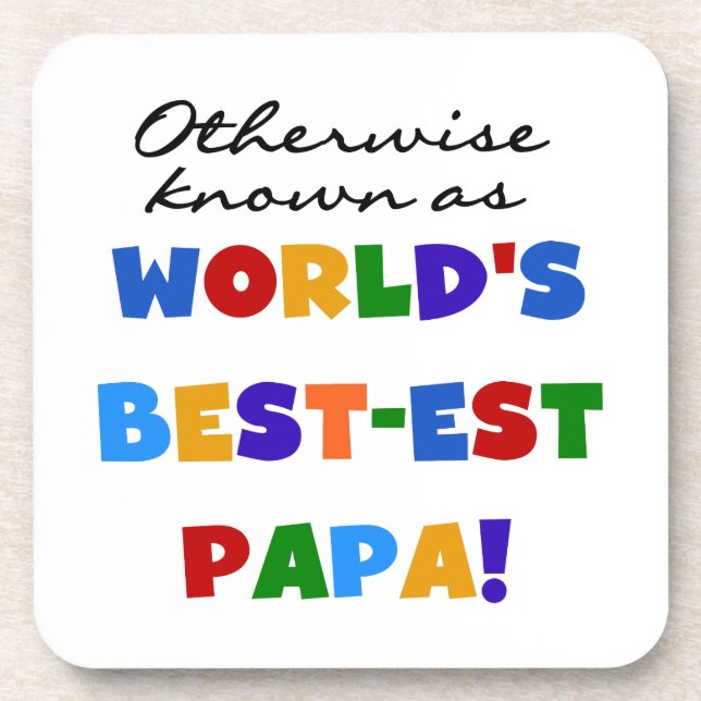 Dessous-de-verre Autres Meilleurs Tshirts et cadeaux Papa (Devant)