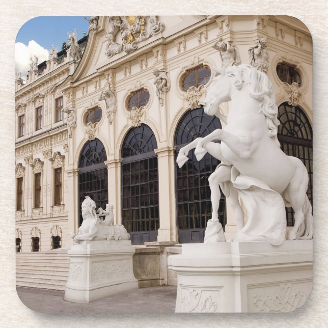 Dessous-de-verre Autriche, Vienne, Palais du Belvédère, Haute (Devant)