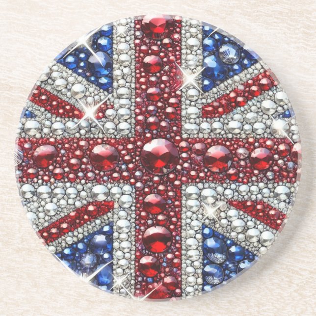 Dessous de verre aux couleurs britanniques Design (Devant)
