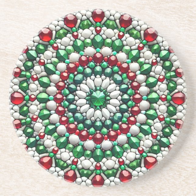 Dessous de verre aux couleurs italiennes Design (Devant)