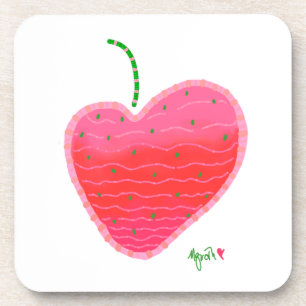 Dessous de verre aux fraises