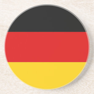 Dessous de verre avec drapeau de l'Allemagne