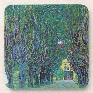 Dessous-de-verre Avenue In Schloss Kammer Park par Gustav Klimt