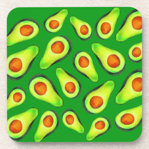 Dessous-de-verre Avocat vert santé fruit foodie