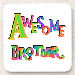 Dessous-de-verre Awesome Frère T-shirts et cadeaux