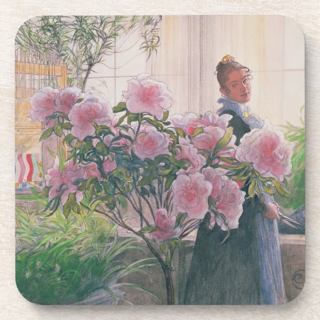 Dessous-de-verre Azalea, 1906 (la semaine sur le papier) (Devant)