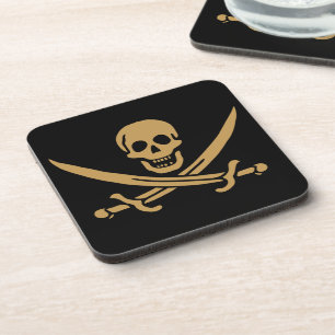 Dessous-de-verre Aztec Gold Crâne et cutlass Pirate Calico Jack