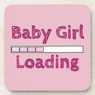 Dessous-de-verre Baby Girl Chargement - Quatrième mois