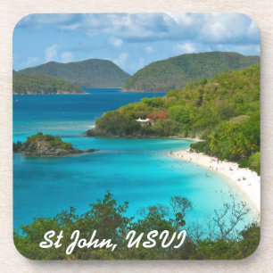 Dessous-de-verre Baie de tronc, St John USVI