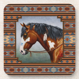 Dessous-de-verre Baie Pinto War Horse Design Sud-Ouest