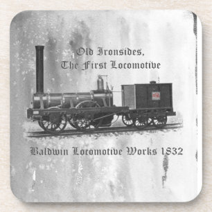Dessous-de-verre Baldwin Locomotive Works, Vieux Ironsides 1832