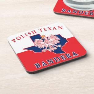 Dessous-de-verre Bandera Polonais Texan