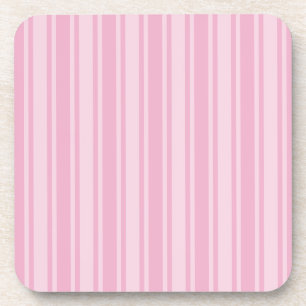 Dessous-de-verre Bandes de bonbons rose pâle