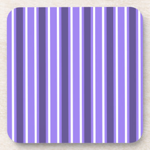 Dessous-de-verre Bandes de bonbons violettes et blanches